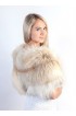 Platinum Arctic Gold Fox Fur Stole